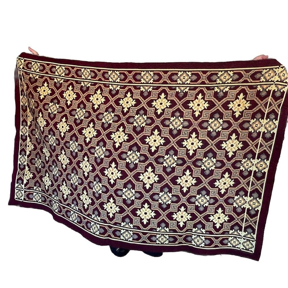 RARE Pakistan Rug 100% Cotton Dwar Hand Woven Himalayan FAST SHIPPING - Picture 13 of 16